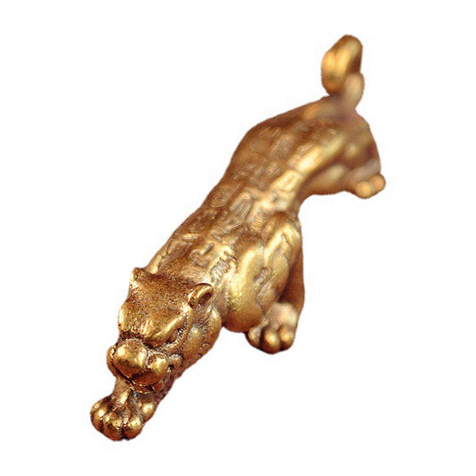 Cultural Margay Charm Key Ring Rustical Copper Keychain Lightweight Solid Attachment For Everyday Use And Collectors Multicolor