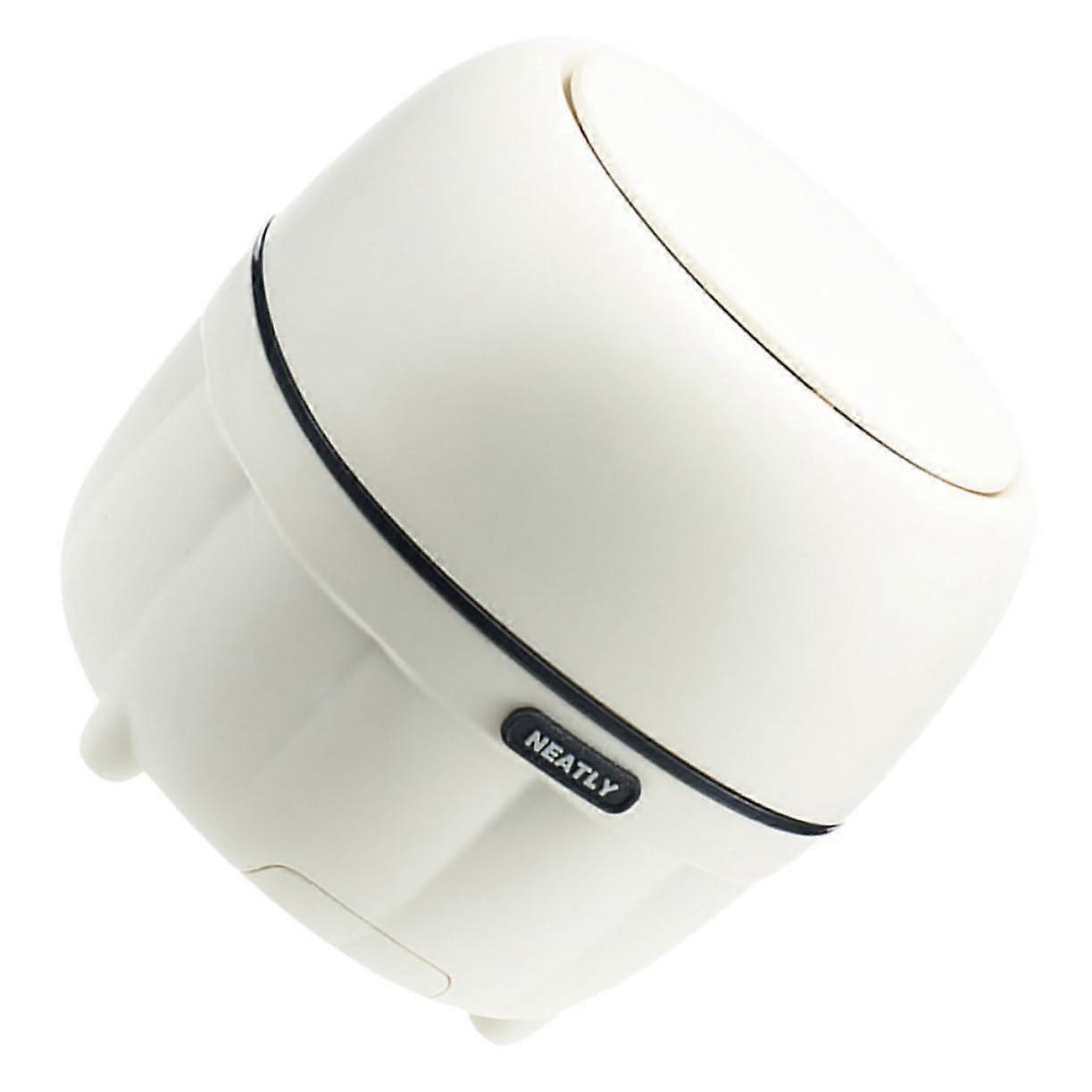 Mini Trash Bin Lid PP Material Small Dustbin Portable Waste Basket Phone Stand