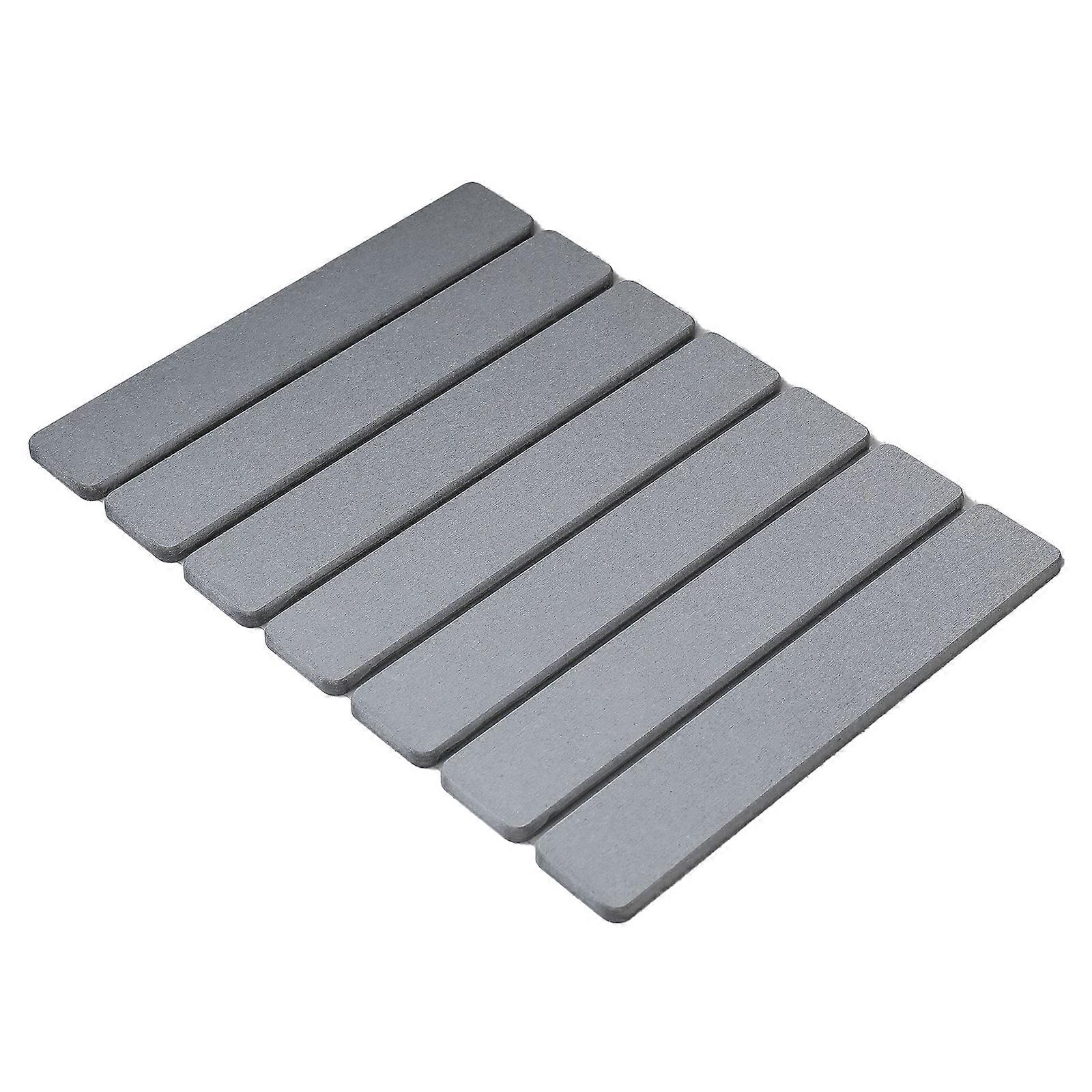 Durable Silicone Sink Mats Super Absorbent Foldable Dish Drying Pad Large Kitchen Counter Protectors For Countertops Use  Medium gray