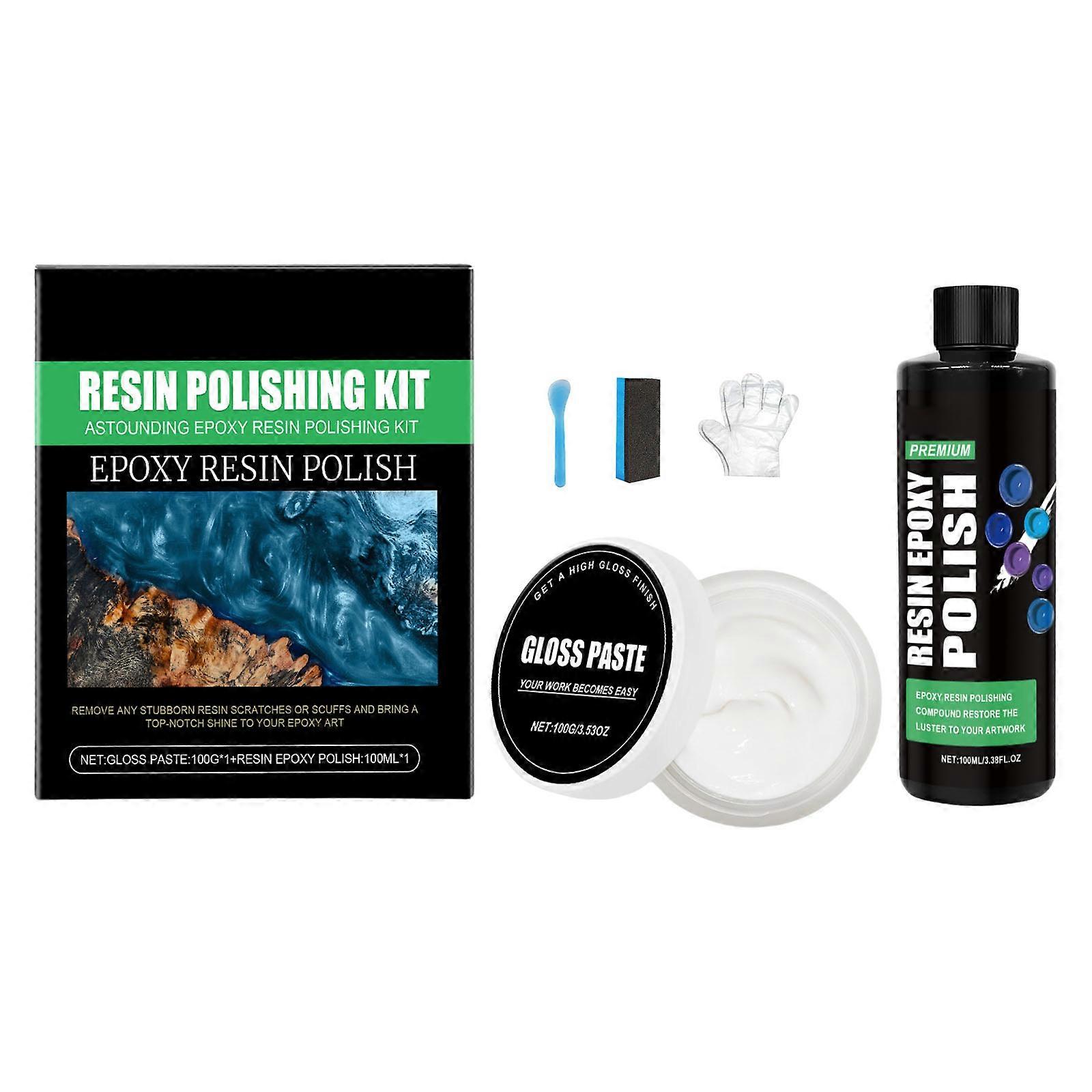 Complete Epoxy Resin Refinishing set Comprehensive Epoxy Resin Polishing  designs  for Efficient Scratch Removal & Polishing Multicolor