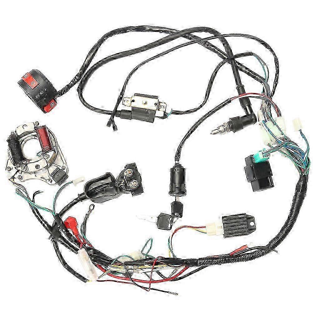 Set di cablaggi CDI quad 50-110CC con interruttore di accensione