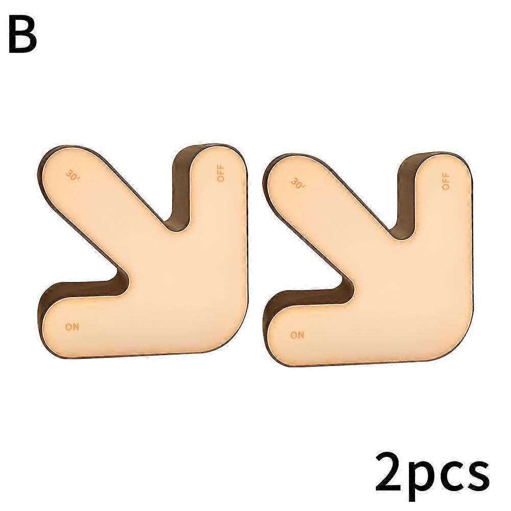 Arrow Flip Night Light 7 Color Changing Tap Control Eye Caring Timer Function Eco Friendly USB Rechargeable Bedroom Lamp