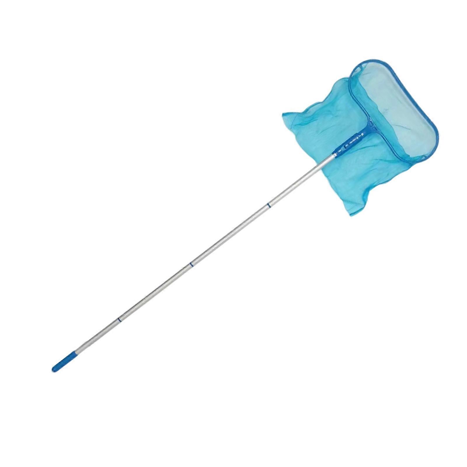 Pool Skimmers Net Aluminium Pool Cleaner Swimming Pool Leaf Cleaning Net Fine Mesh Rake Net Supplies for Pond Fountains Multicolor