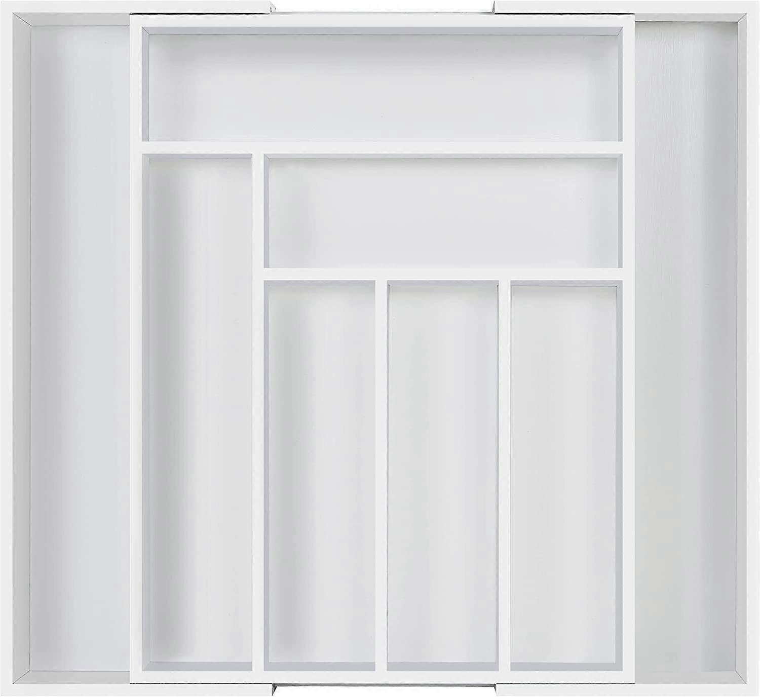 Bamboo Tray Silverware Organizer Hardware Organizer Cutlery Tray