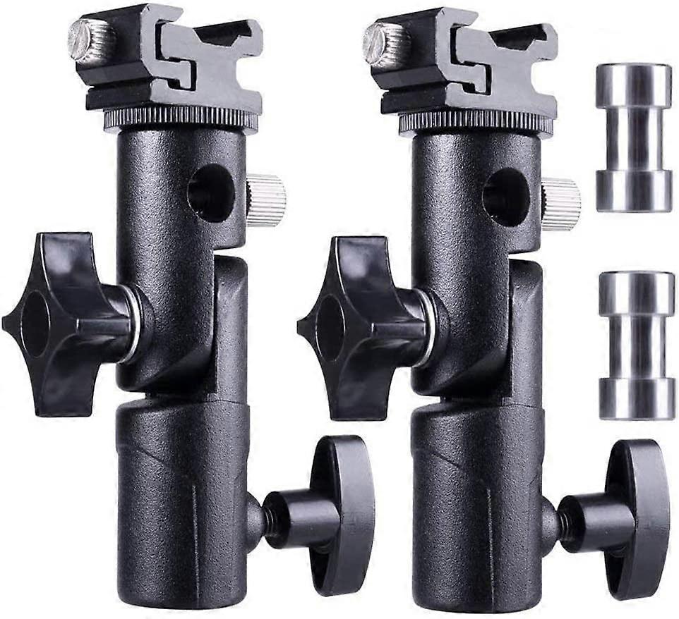 Camera Speedlite Mount Flash Stand Bracket Umbrella Mount Holder Shoe Mount Compatible with Nikon Pentax