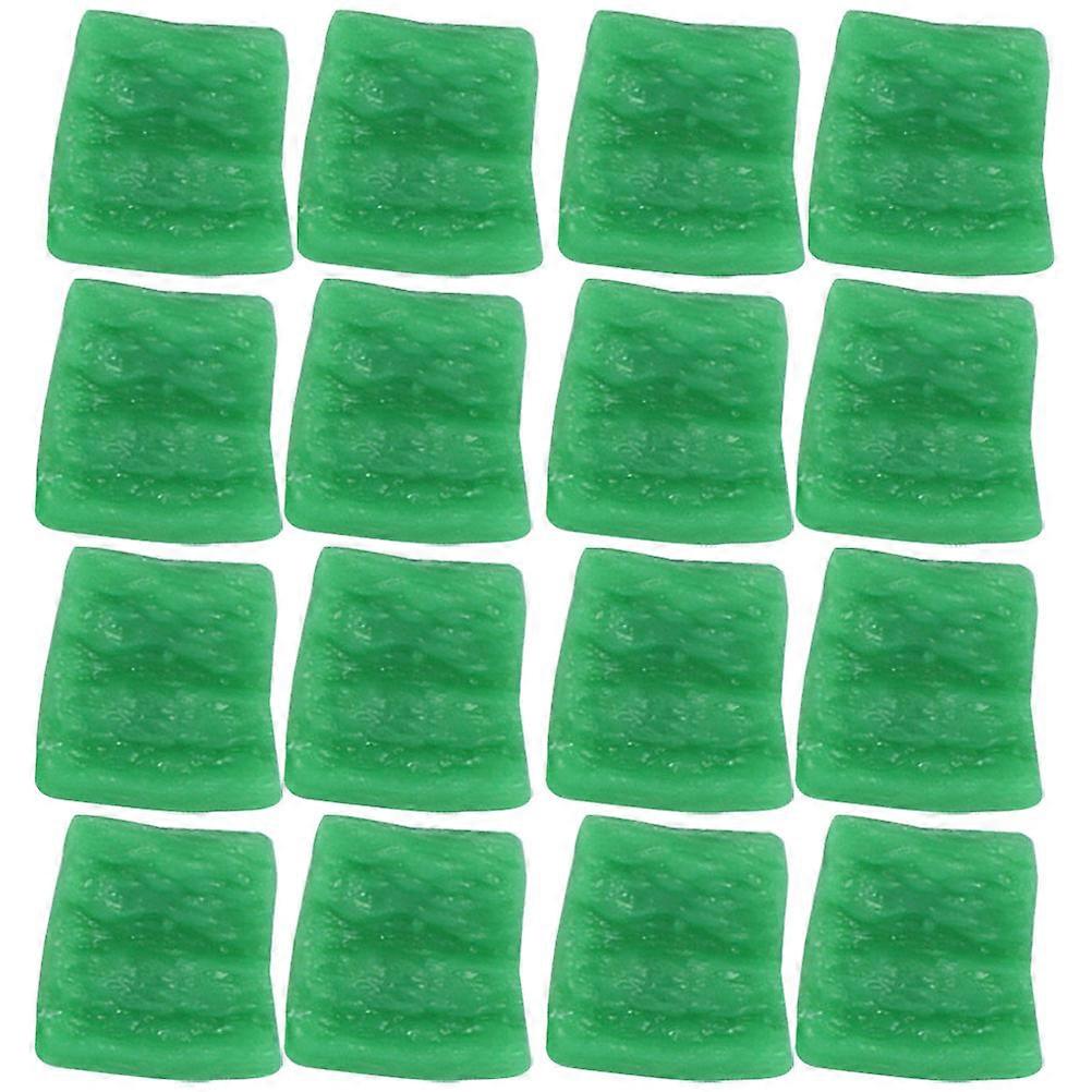 Artificial Peppers PVC Simulated Pepper Slices for Decoration 75Pcs