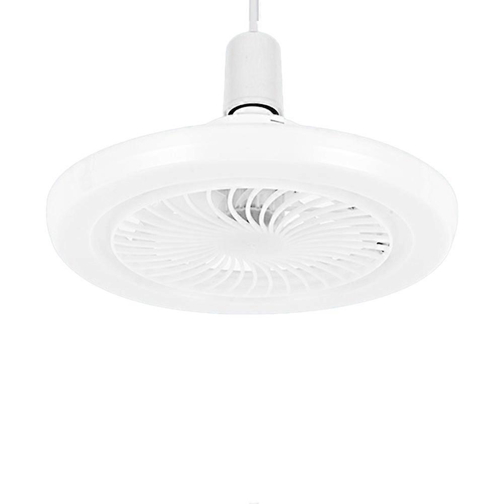 Three-color LED room coffee table ceiling fan light