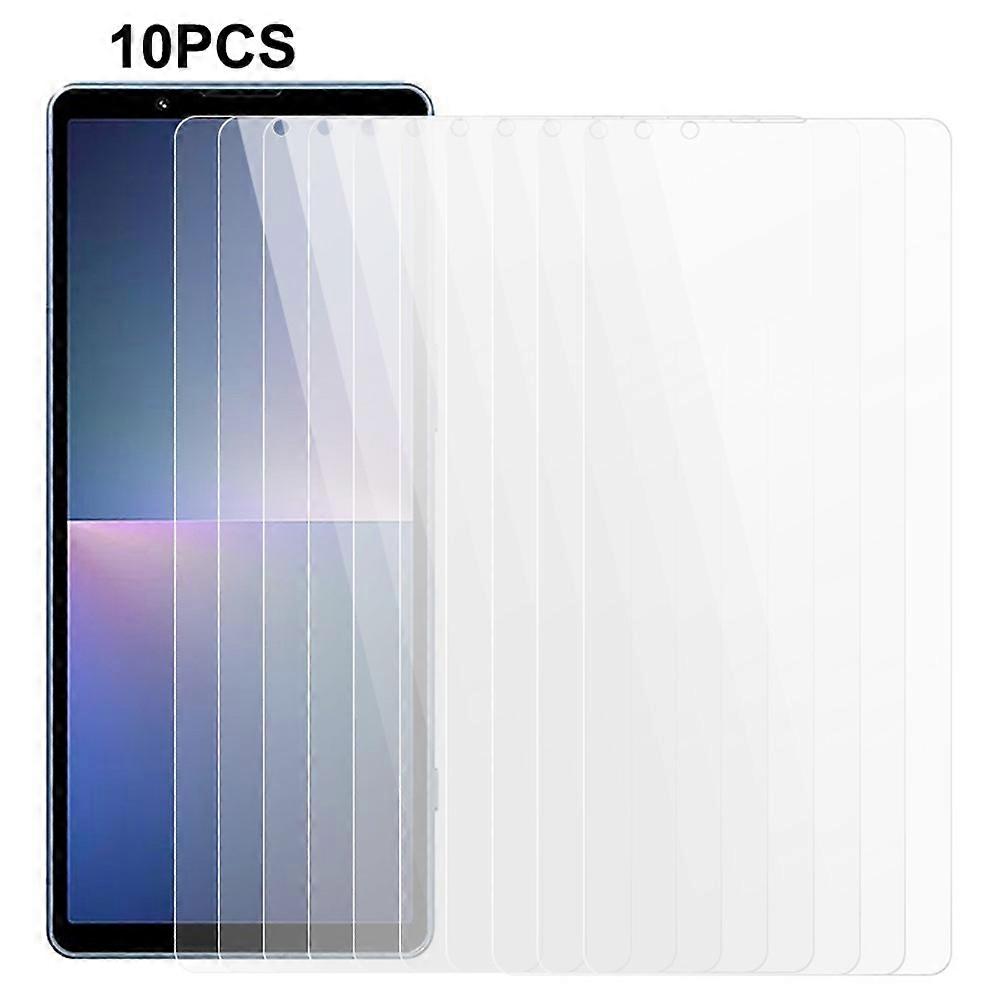 Sony Xperia 5 V超薄型0.3mm電話スクリーンプロテクターHDクリア2.5D強化ガラススクリーンフィルムに対応した10PCS