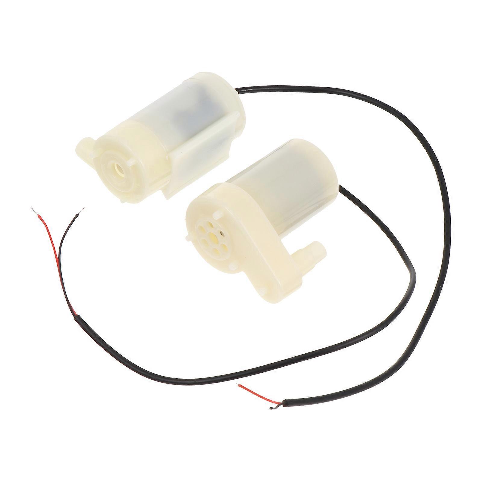 2pcs Micro DC Water Pump Low Noise Pump Mini Micro Submersible Water Pump