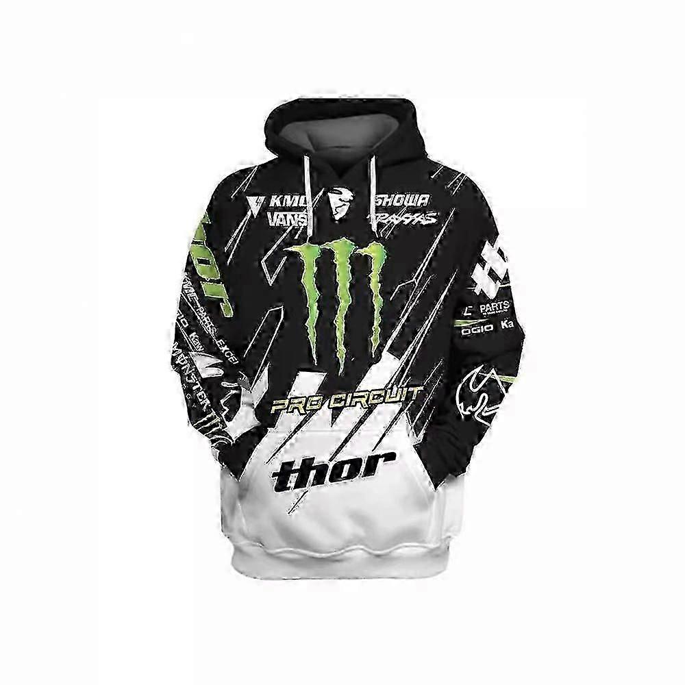 3D-Digitaldruck Herren Kapuzensweatshirt Langarmpullover