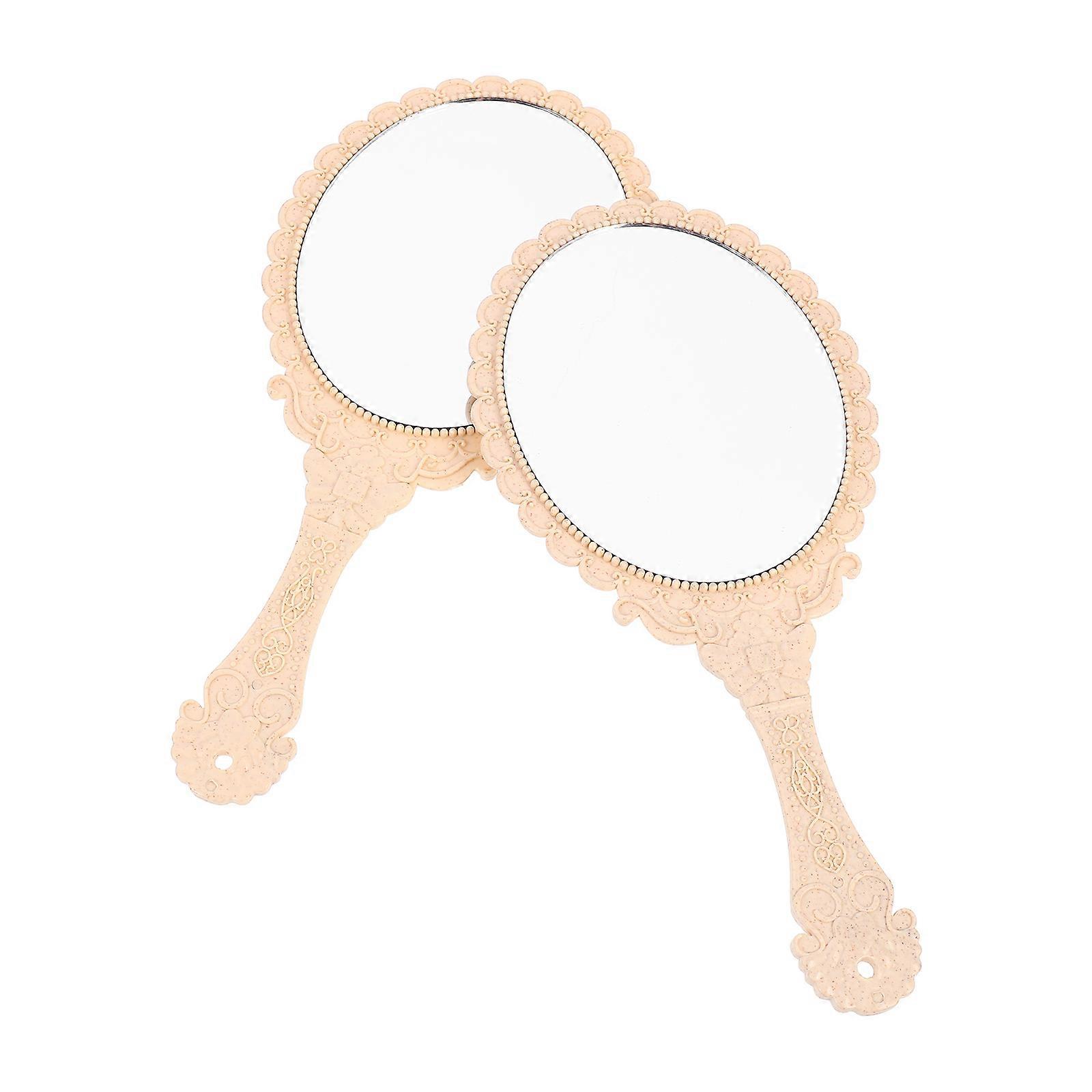 Handheld Mirror Makeup Mirror for 4Pcs Compact Travel Use