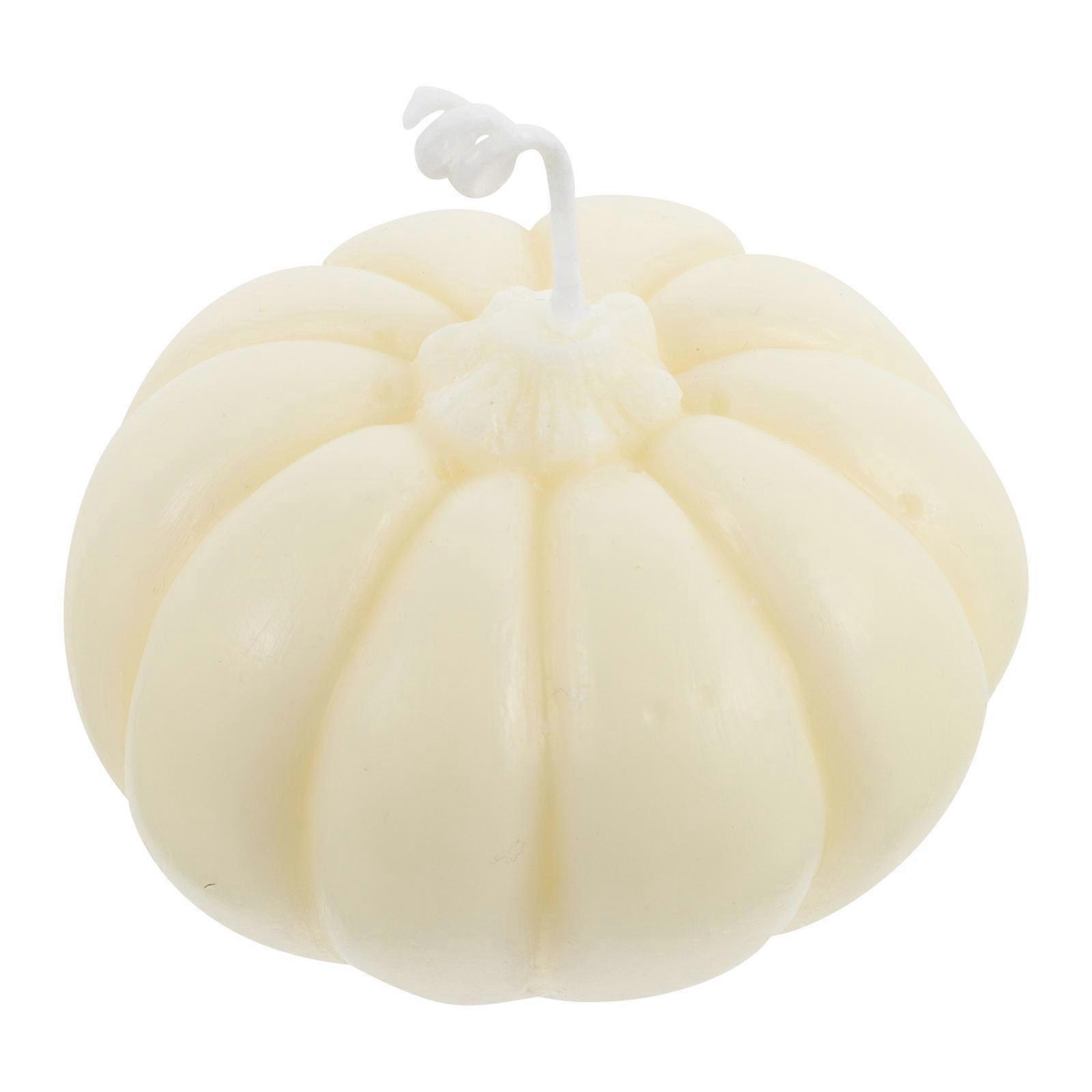 Decorative Pumpkin Candle Aromatherapy Candle for Decoration 2Pcs Set