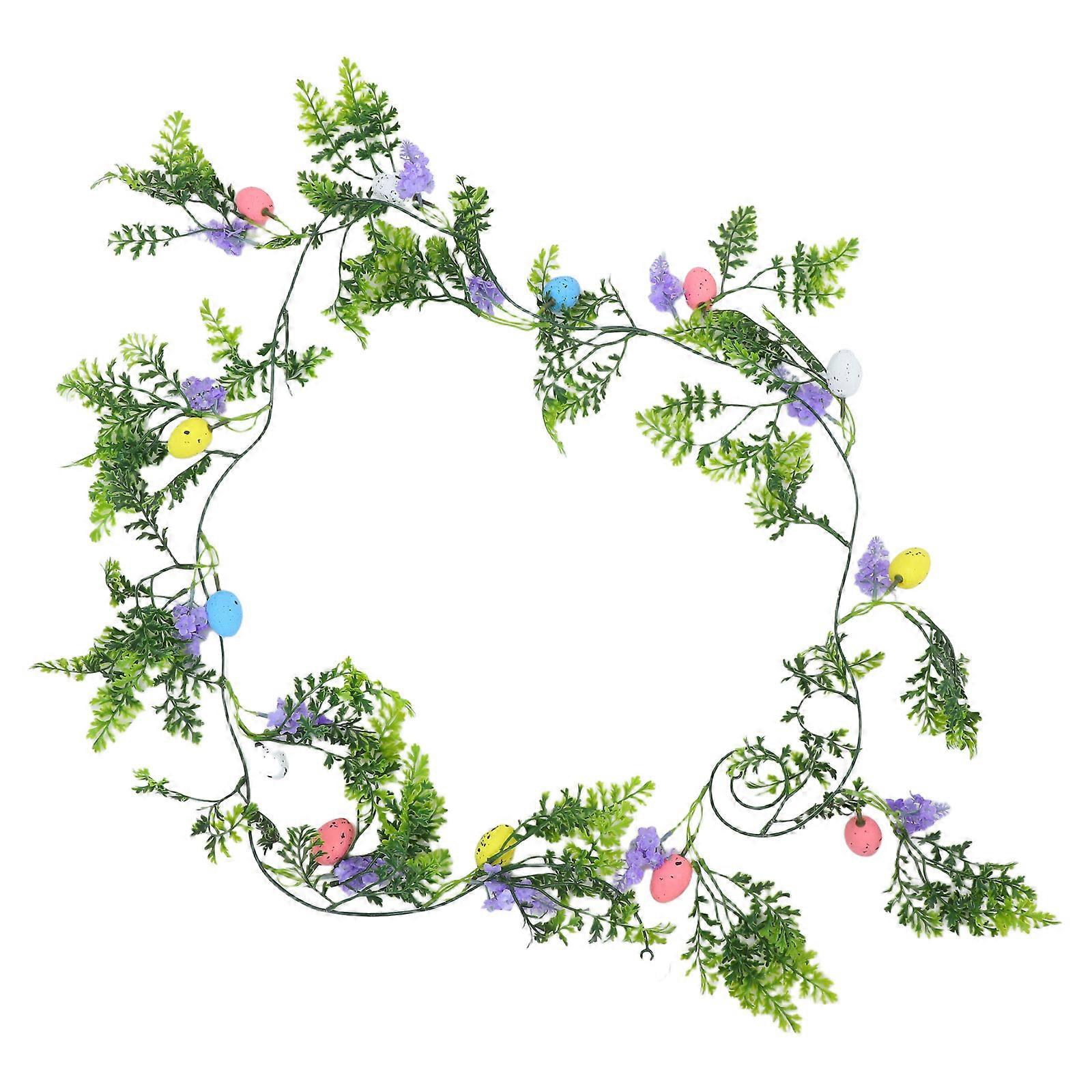 Decorative Easter Egg Garland for Indoor Walls Artificial Vine