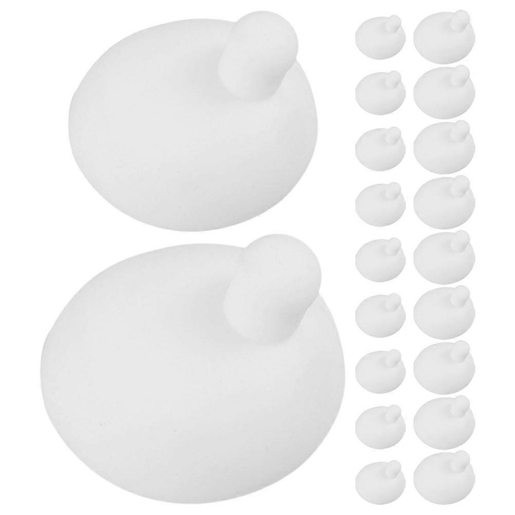 Silicone Bubble Insert Toy Cores for Making 20Pcs White Set