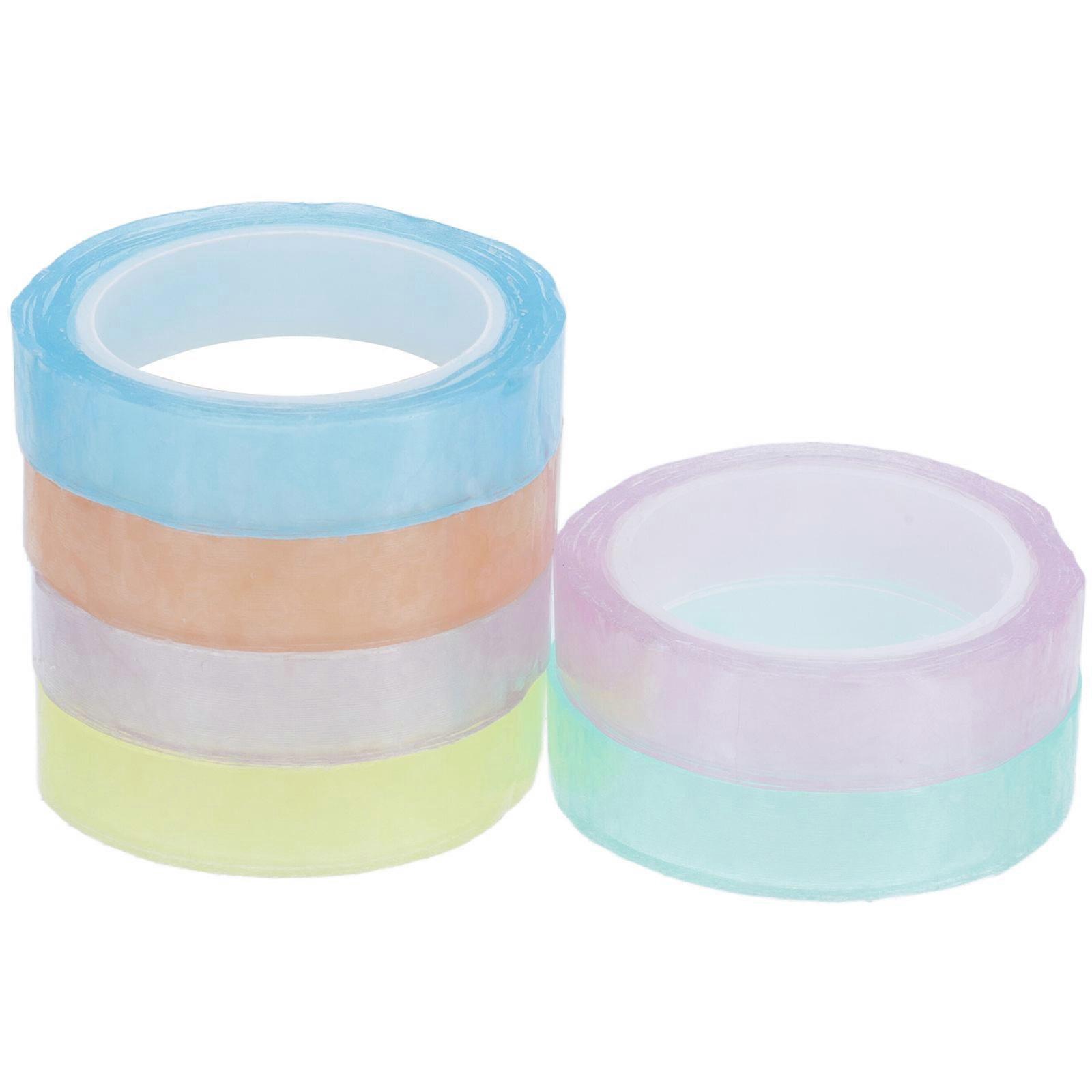 DIY Sticky Ball Tape with Strong Adhesion for Creative Projects Assorted Color 6 Rolls