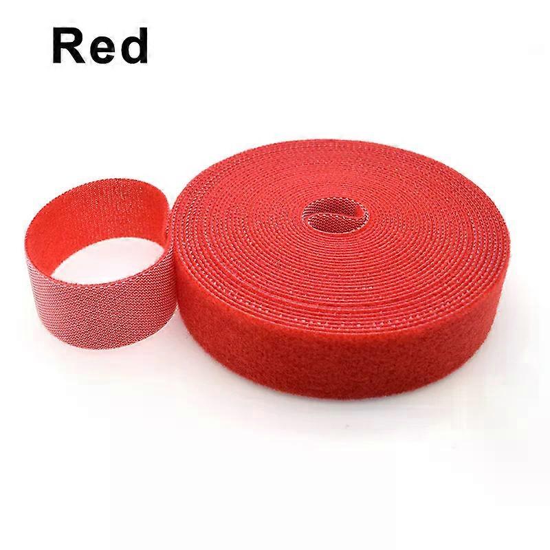 5Meter/Roll Reusable Fastening Tape Cable Ties 10/15/20/25/30/50mm Double Side Hook and Loop Straps Cable Wire Management Tape