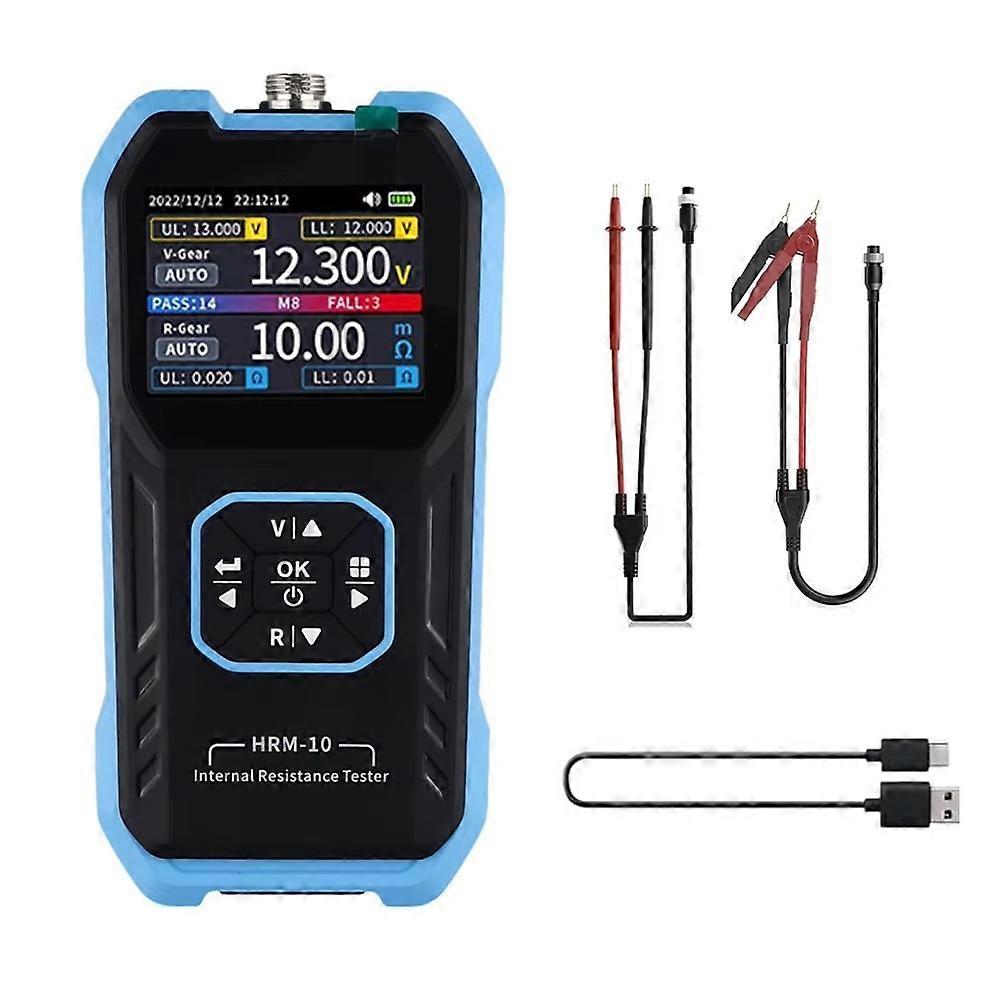 FNIRSI HRM-10 18650-Battery Voltage Internal Resistance Tester High-Precision Trithium Lithium Lron Phosphate Battery Tester