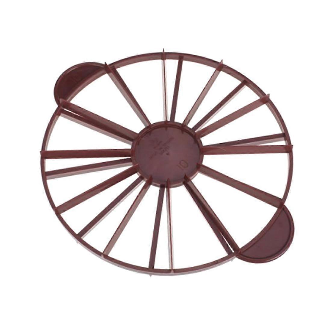 Cake Portion Marker Adjustable 10 or 12 Slice Cake Divider with DualSided Design and EasyGrip Handle