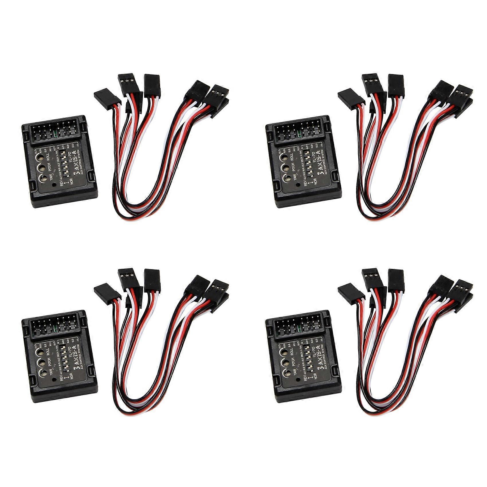 4X 3 Axis Flight Controller Stabilizer System Gyro Fixed Flying Wing FPV Airplane Aircraft Gliders Fixed Wing Balancer