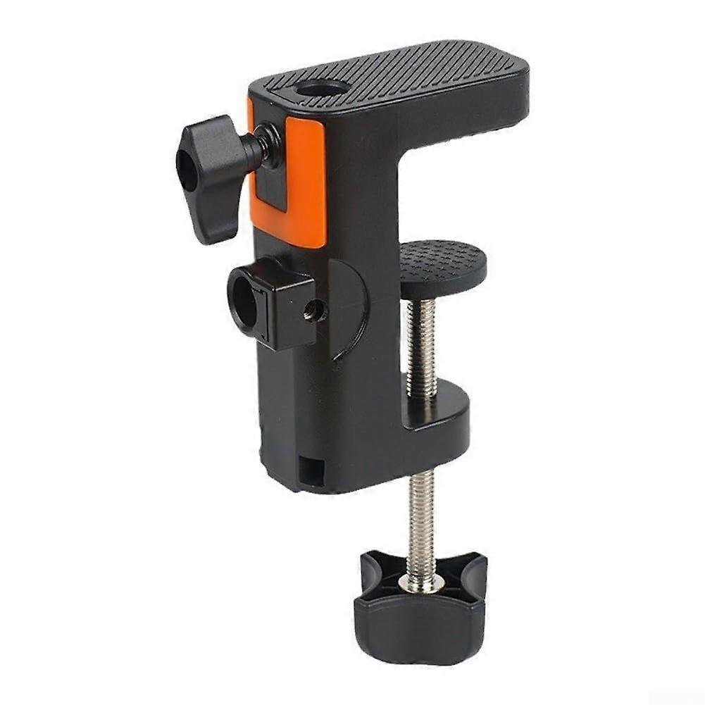 Adjustable Microphone Stand with 2in1 Desk Clamp and Dual Rubber Grip for Wide Compatibility