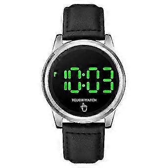 Fashion Led Digital Watches Men Touch Screen Deep Waterproof Sport Watch[hk] Silver