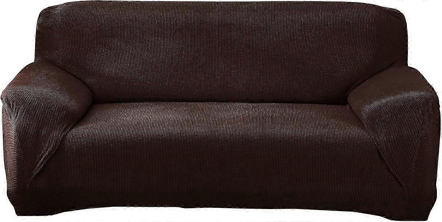 Stretch Sofa Throws Sofa Cover, Universal Sofa Cover for Armrest Sofa (Black,1 Seater)