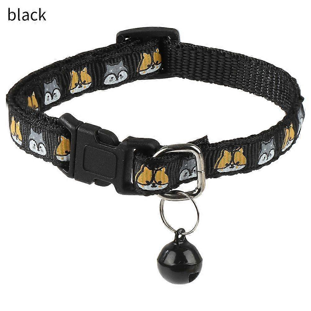 Cute Adjustable With Bell Kitten Safety Cat Collar Breakaway Quick Release