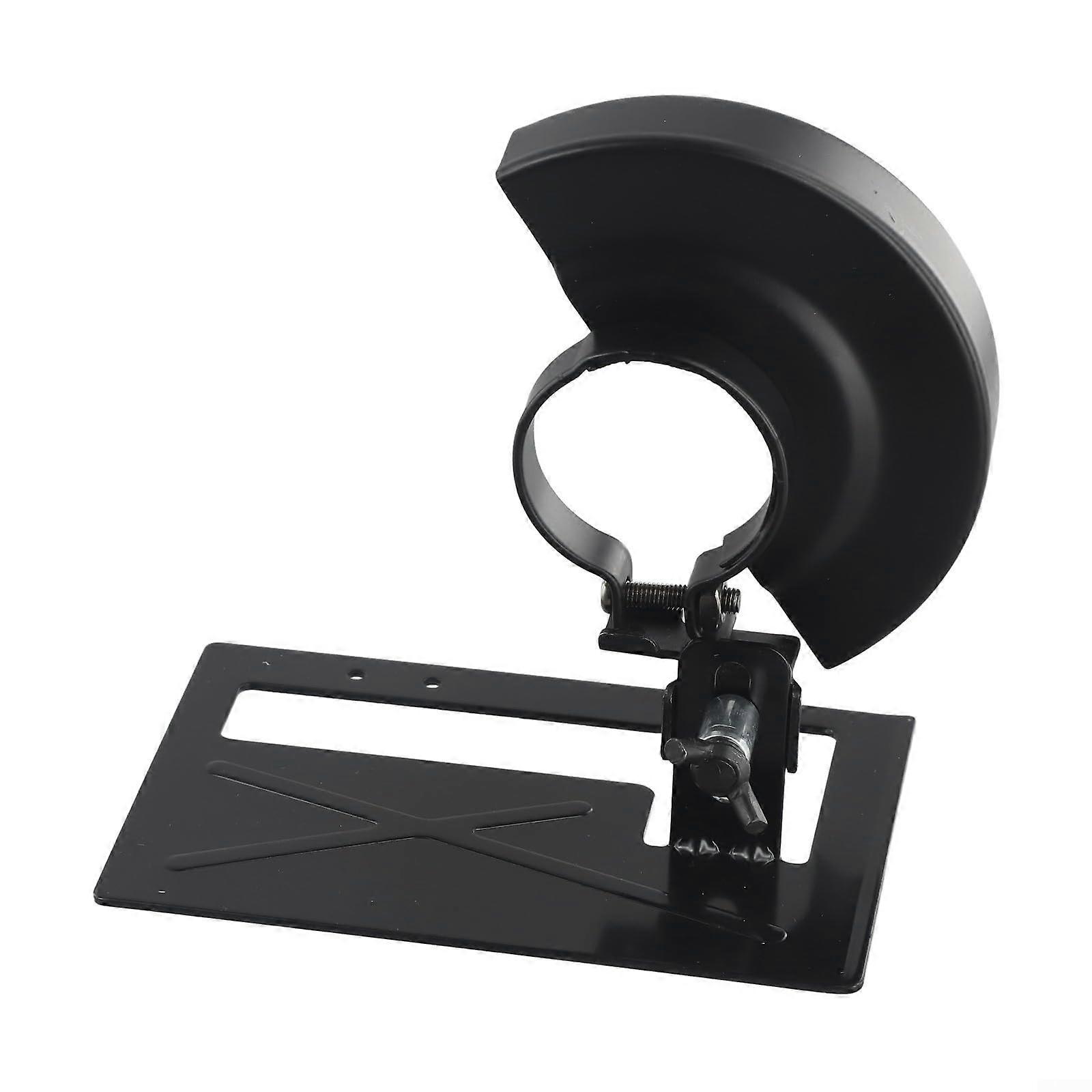 Angle Grinder Stand with Safety Cover, Adjustable Metal Bracket Holder for Precise Cutting