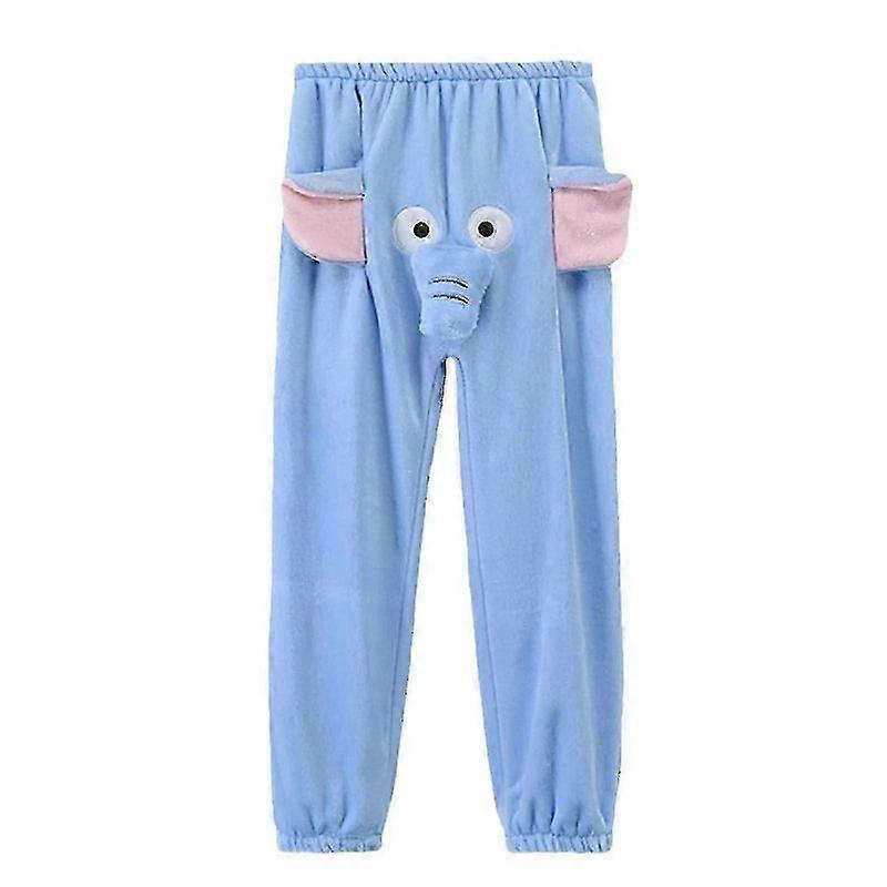 Funny Elephant Print Lounge Pajamas For Men