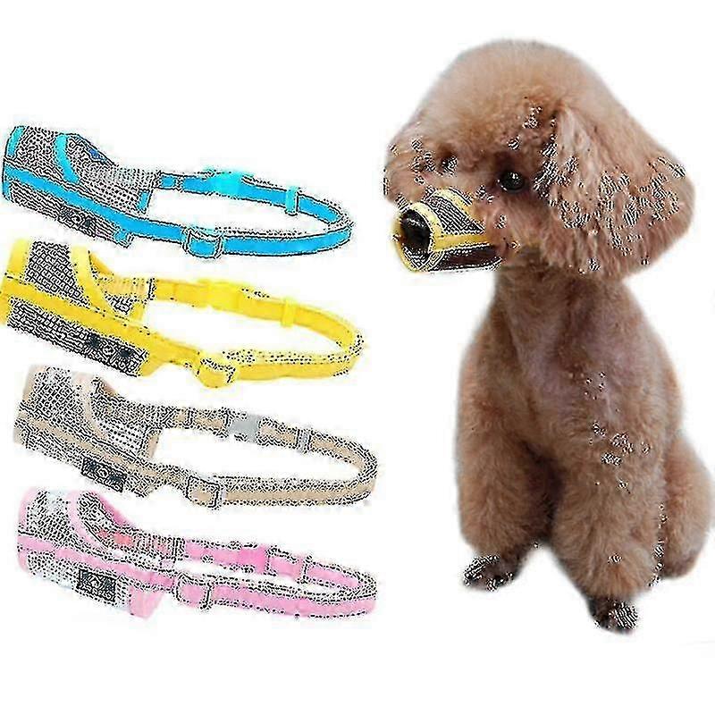 Pet Dog Muzzle Useful Dog Anti-bite Muzzle For Small Medium Large Dogs Durability Mesh Portable Multifunction Dog Muzzle