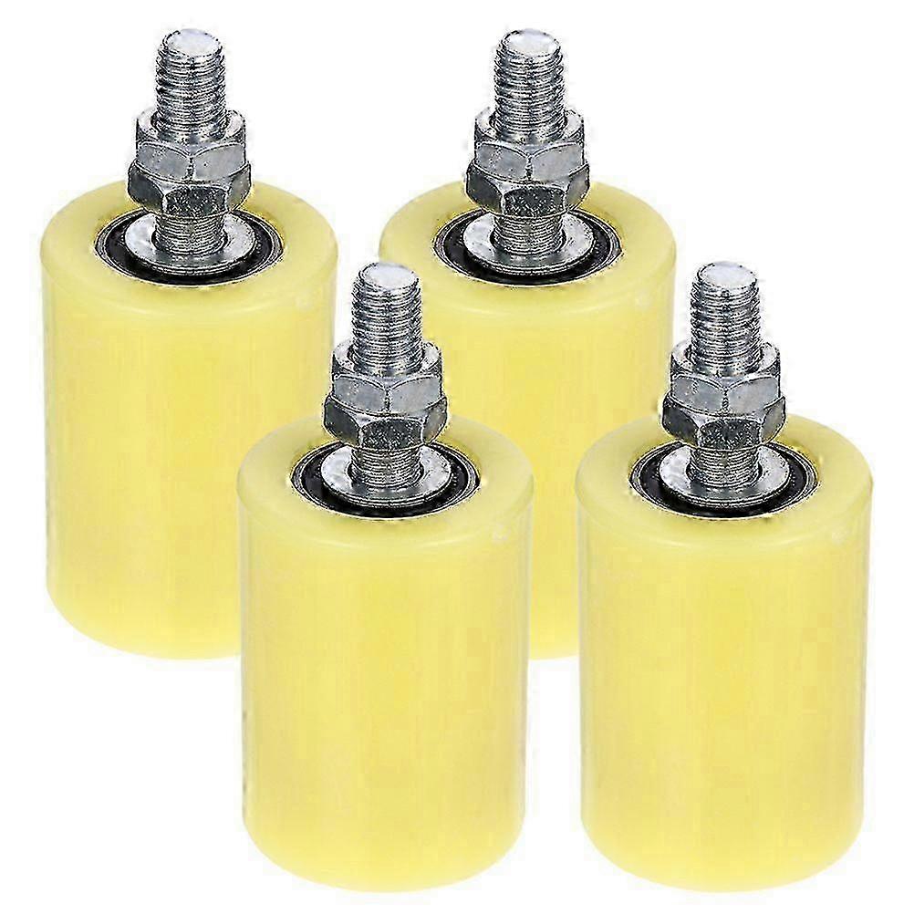 2025 4pcs Sliding Gate Guide Rollers Heavy Duty Rail Gate Rollers Gate Support Guide Rollers Nylon Wheels