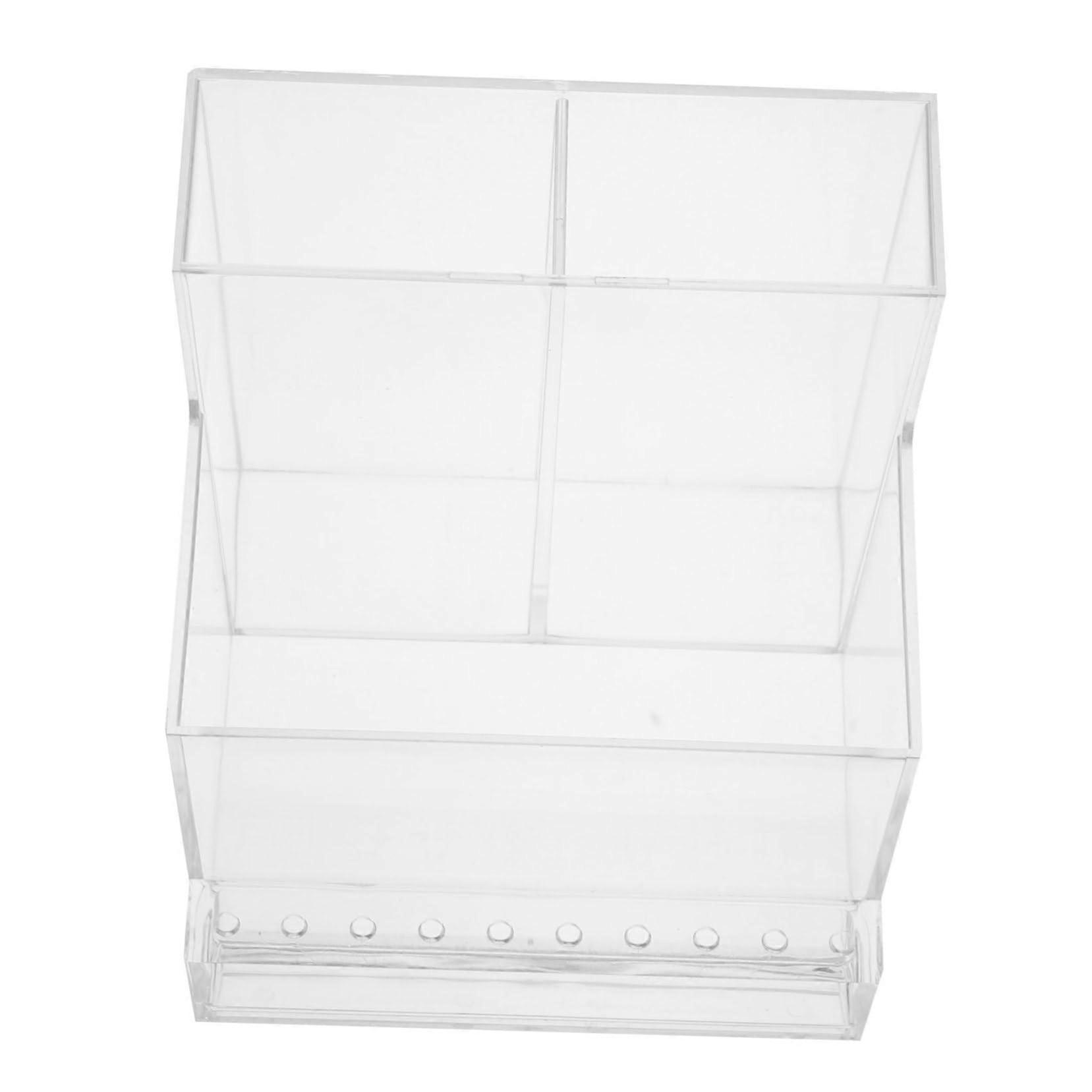 Acrylic Makeup Organizer Set with Clear Visibility, Easy Clean Surface, Versatile Storage for Countertop