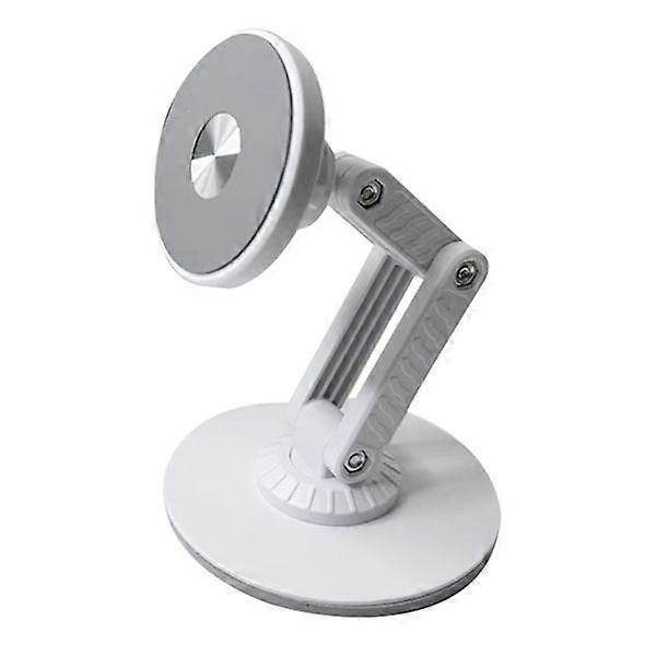 Adjustable Magnetic Stand for Split Keyboards Phones Tablets & PCs 360-Degree Rotation Adjustable White