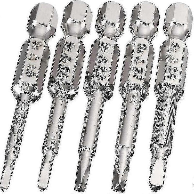 S2 Steel Screwdriver Bits Triangular Tip 5pc Set