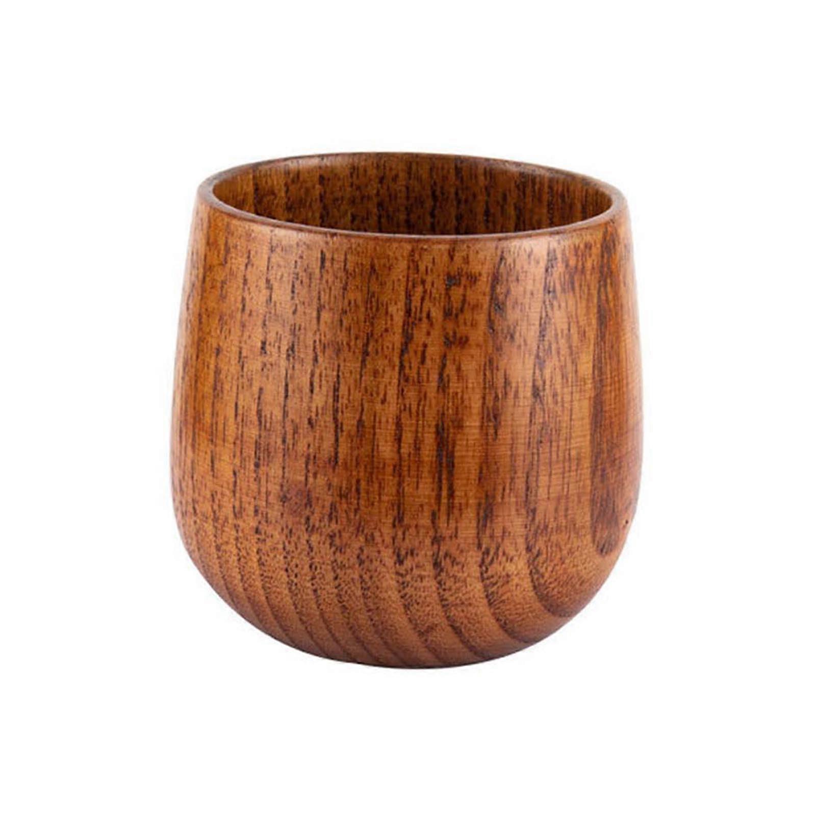 Japanese Wooden Tea Cup and Sake Cup Handmade Solid Wood Easy Clean MultiPurpose Use
