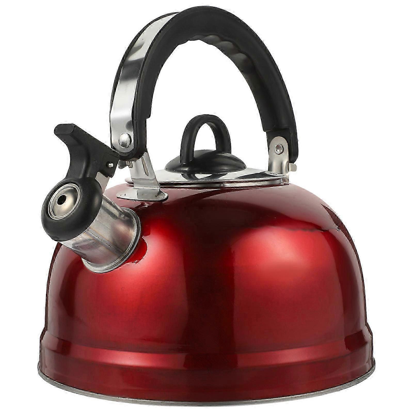 Stainless Steel Whistling Kettle Hemispherical Tea Kettle Sounding Kettle