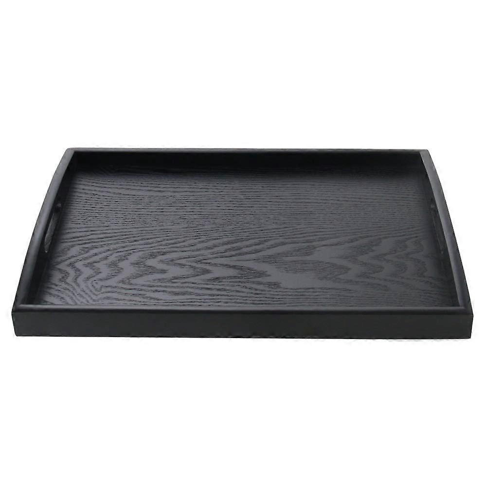 Wooden Serving Tray Small Natural Ash Rectangular Food Tray for Kitchen Dining Coffee Snacks