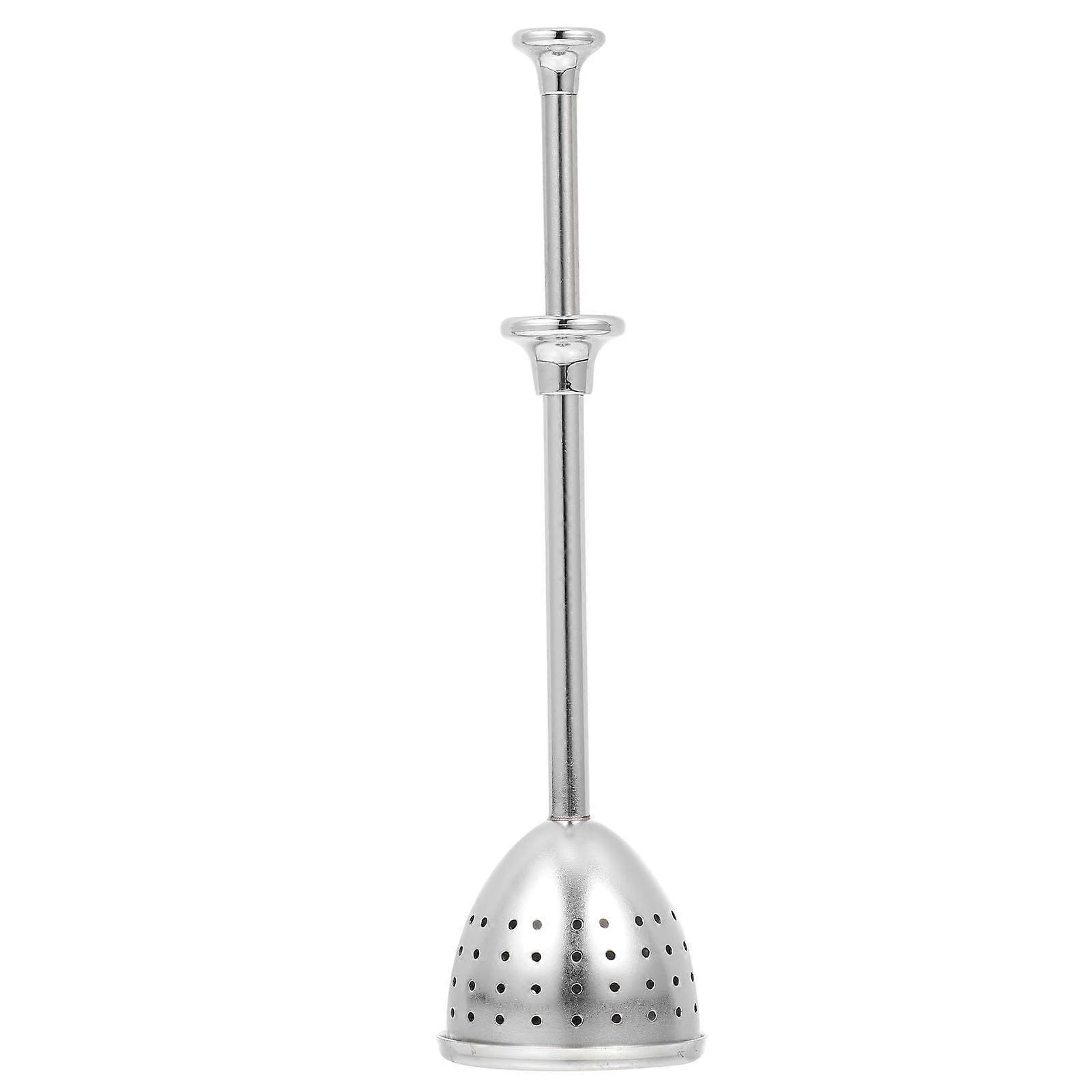 Stainless Steel Tea Infuser with Long Handle, Fine Mesh Strainer for Loose Leaf Tea, Reusable Filter