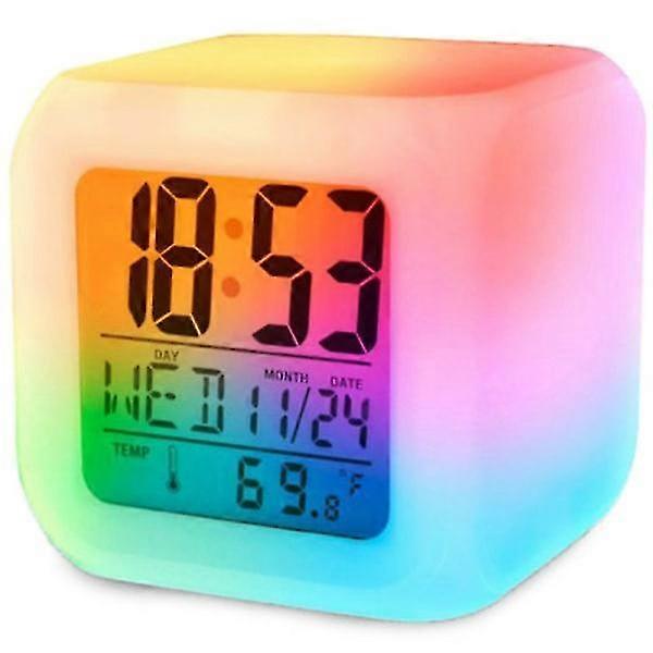 LED Digital Alarm Clock for Children with Night Light Function