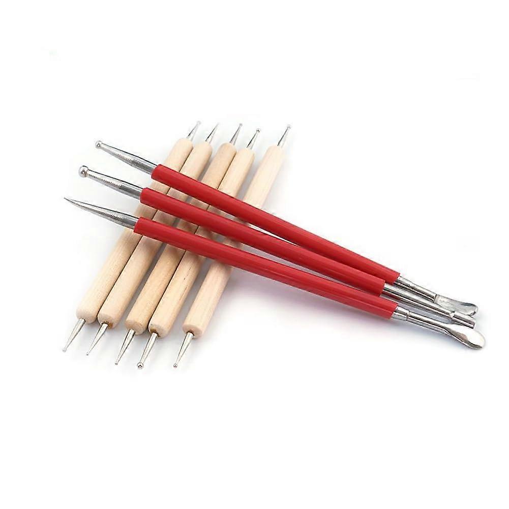 8Pcs Leather Carving Tools Set with DoubleEnded Design for Embossing and Sculpting Crafts