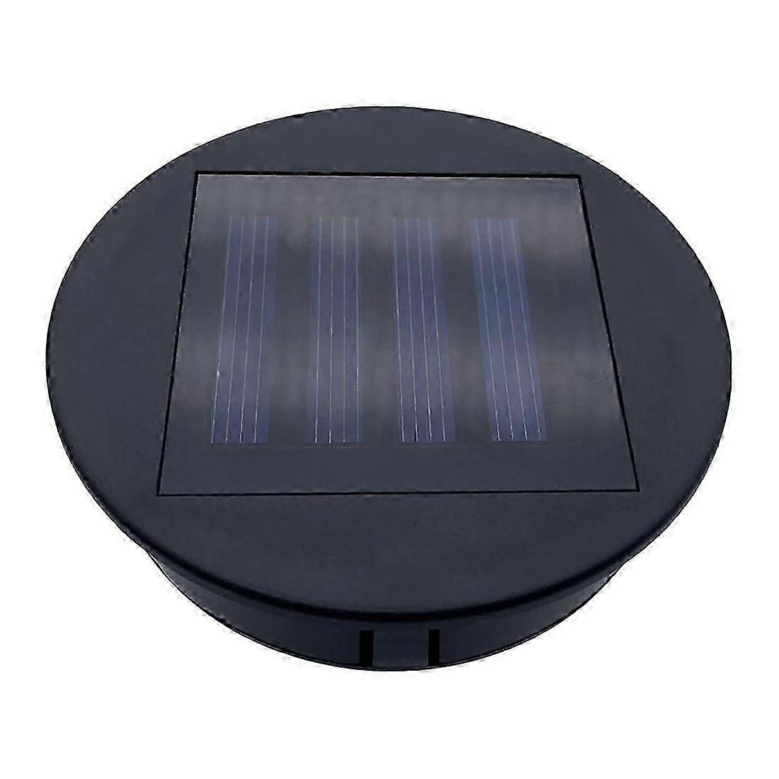 2 Pack Solar Lights Replacement Top compatible Lanterns, Waterproof Round Solar Lanterns Replacement Acces