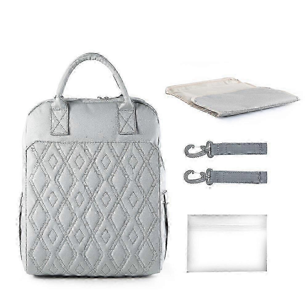 Diaper Bag Backpack Large Capacity Multi-function Waterproof Polyester Baby Clothes Diaper