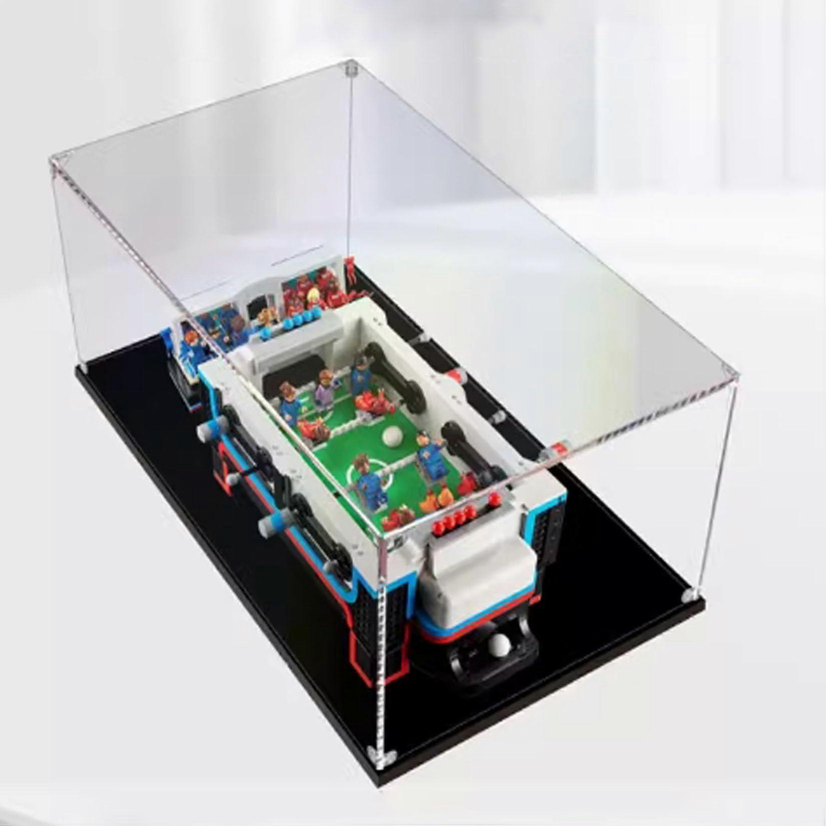 Acrylic Display Case for  21337 Foosball, Dustproof Clear Storage Box