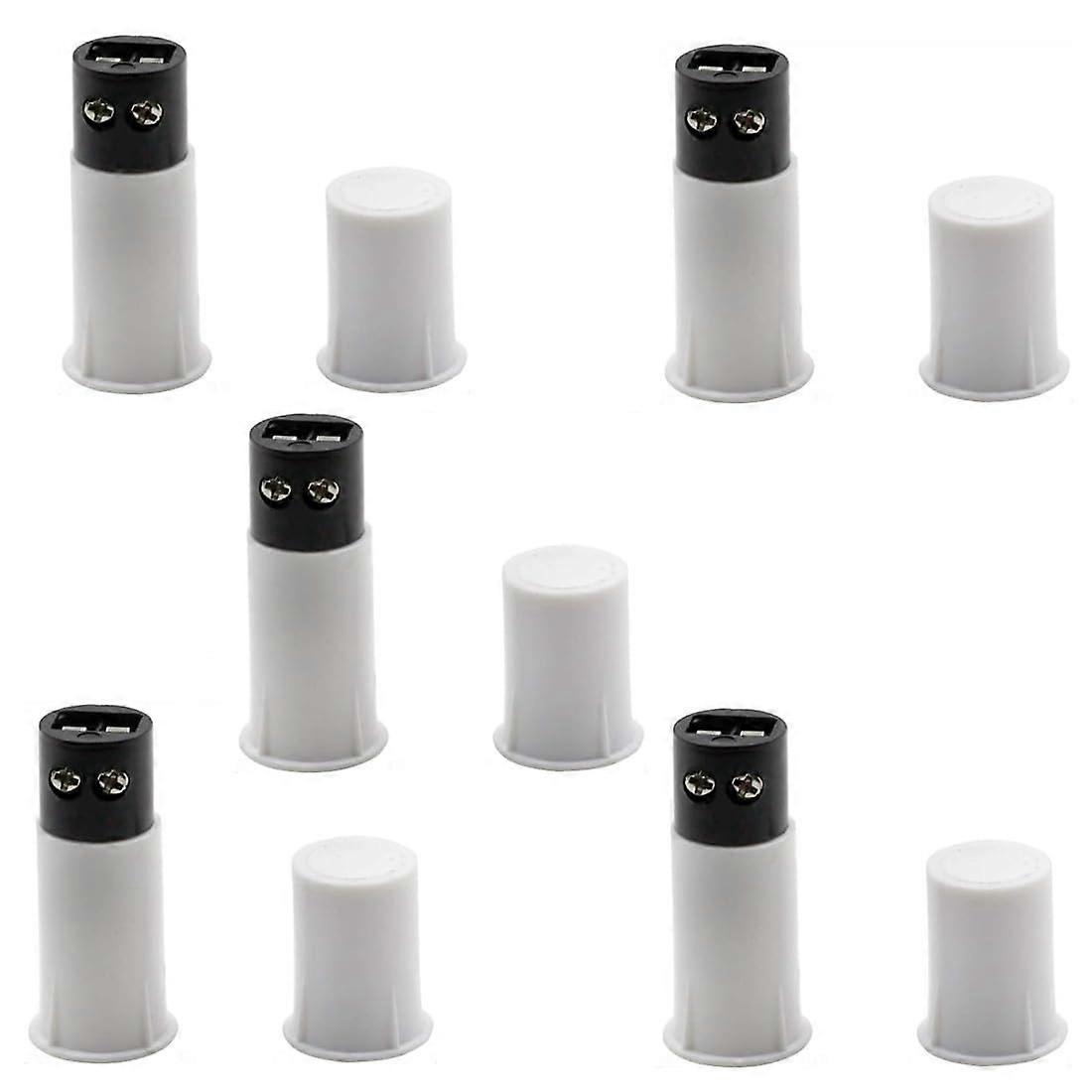 Door Window Contact Sensor 5 Pack NC Recessed Magnetic Reed Switch Concealed TamperResistant