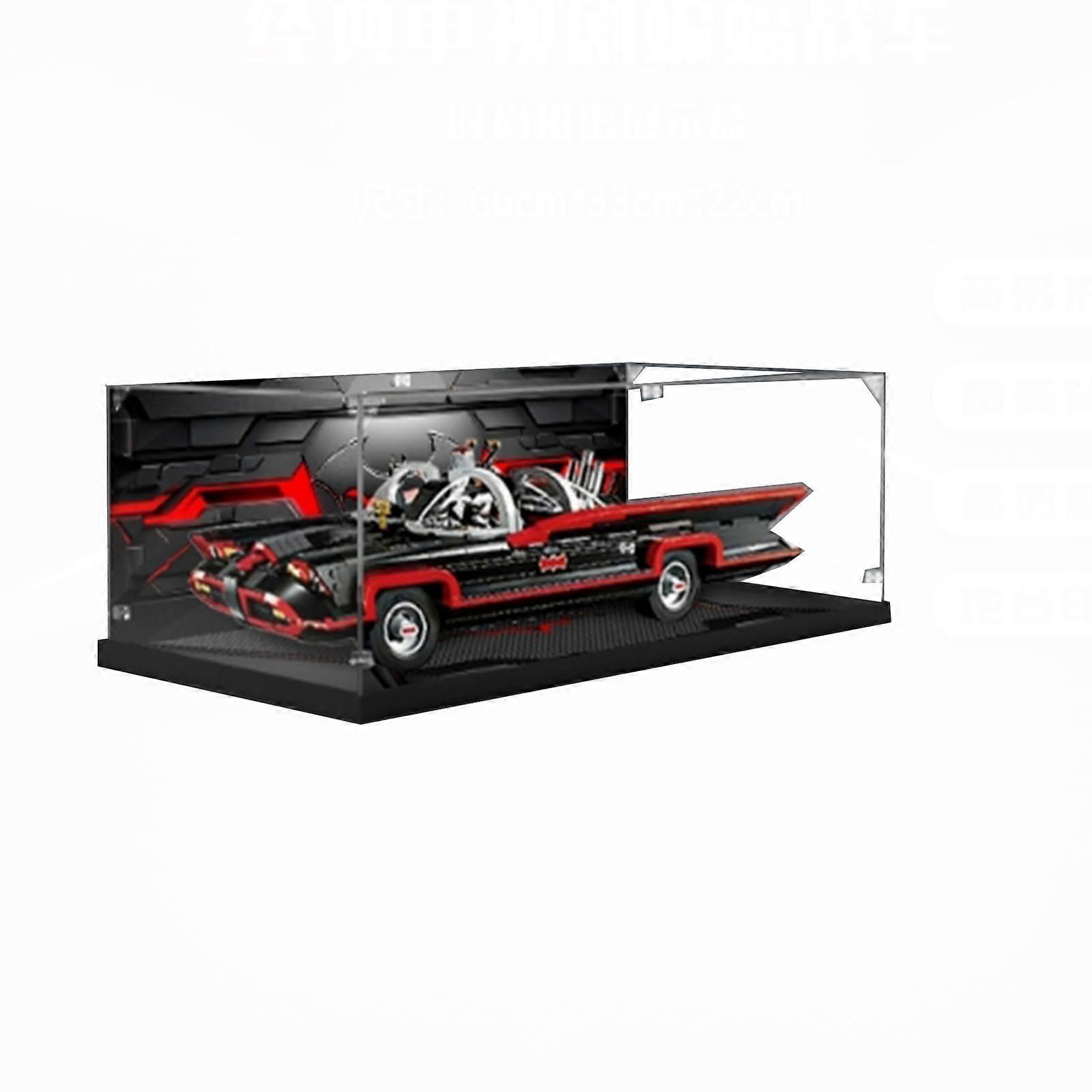 Clear Acrylic Display Case for  76328 Tank, Dustproof Box for Model Collection