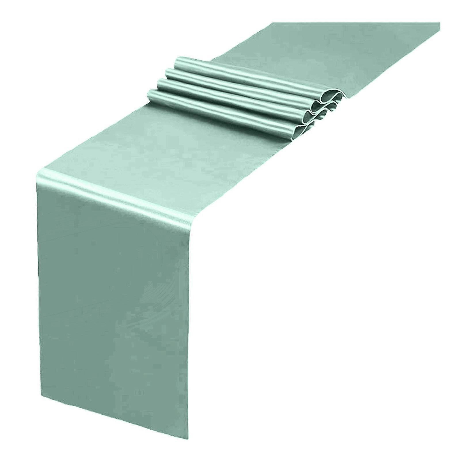 Satin Table Runner 108 x 12 Inch Wrinkle-Free Table Runner Solid Color Table Runner for Wedding