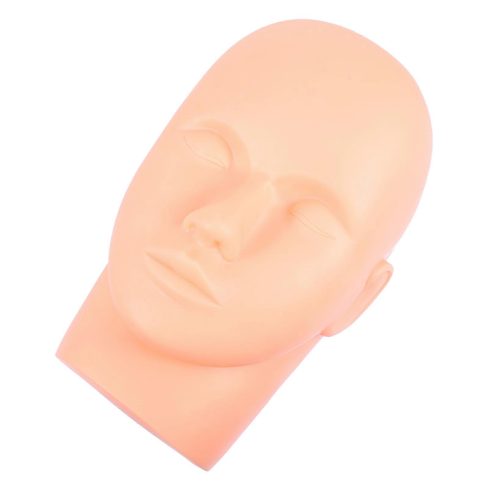 Mannequin Head for Eyelash Extension Practice 1Set with Assorted Color