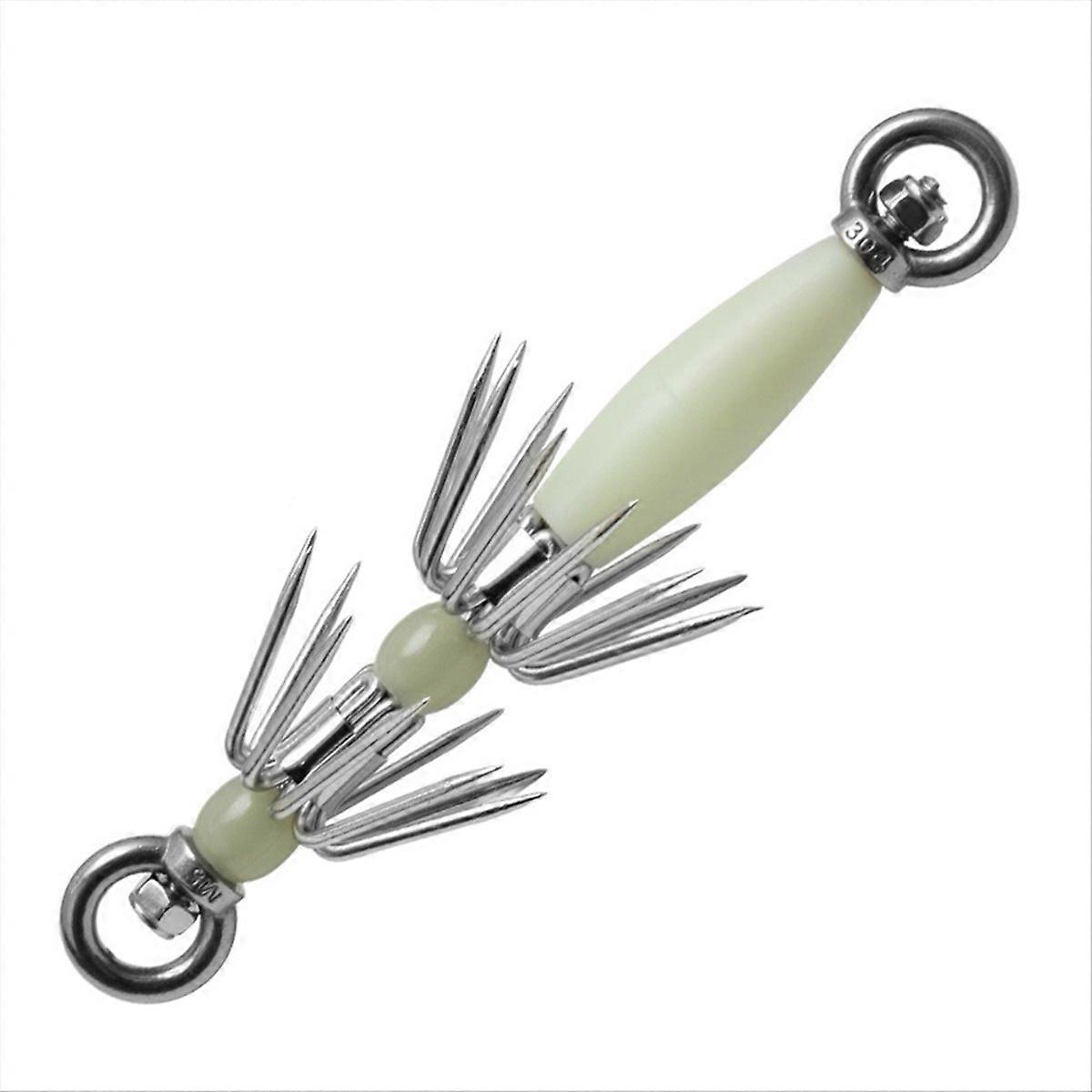 Bait Hook Fixture Hook Fishing Luminous Umbrella Hook White