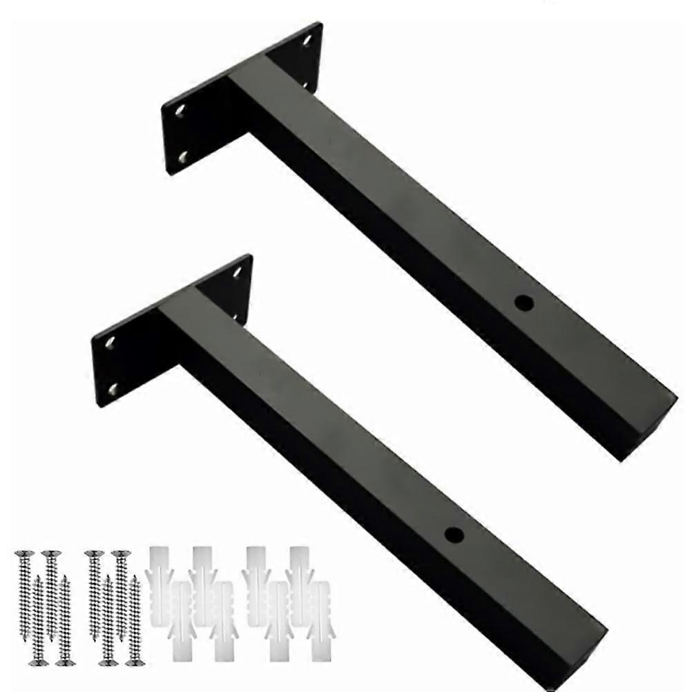 Wall Board Support Iron Art Wall Triangular Bracket for Home Use 2Pcs