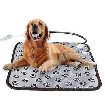 Ssxjv Pet Heating Pad Heating Mat Imperméable à l’eau Couverture électrique Résistant à la mastication Câble en acier pour chats et chiens, Couverture pour chat Tapis chauffant Couverture chauffante